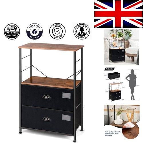 Sturdy drawer fabric storage - 2-drawer,