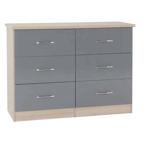 Nevada drawer chest grey - nevada, 6
